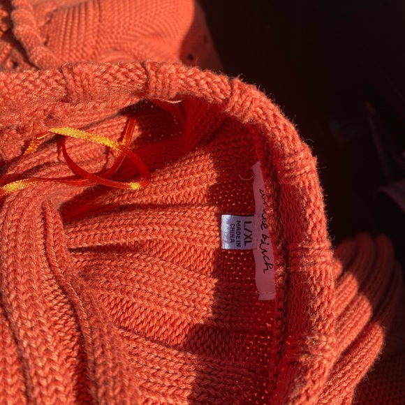 White Birch Women’s Fall Red Cardigan Sweater Size L/XL–Cozy Fall Layering Piece - Picture 12 of 14